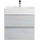 Тумба подвесная с раковиной Cezares MOLVENO 46-60-2C-SO-LB 60 см, Legno Bianco - фото 