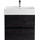 Тумба подвесная с раковиной Cezares MOLVENO 46-60-2C-SO-NR 60 см, Nero - фото 