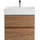 Тумба подвесная с раковиной Cezares MOLVENO 46-60-2C-SO-NC 60 см, Noce Chiaro - фото 