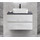 Тумба подвесная со столешницей Cezares MOLVENO 46-80-2C-SO-LB 80 см, Legno Bianco/Marmo Nero Opaco - фото, картинка Тумба подвесная со столешницей Cezares MOLVENO 46-80-2C-SO-LB 80 см, Legno Bianco/Marmo Nero Opaco - фото