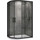 Душевое ограждение Abber Schwarzer Diamant 100x80 см AG01180B, чёрный/прозрачное - фото, картинка Душевое ограждение Abber Schwarzer Diamant 100x80 см AG01180B, чёрный/прозрачное - фото