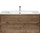 Тумба подвесная с раковиной Vincea Vico 100 см VMC-2V100VO, дуб винтаж - фото 