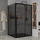 Душевое ограждение Ambassador Intense 120x100 см 110022201IBB-100IBB (стекло 8 мм) чёрный/тонированное - фото, картинка Душевое ограждение Ambassador Intense 120x100 см 110022201IBB-100IBB (стекло 8 мм) чёрный/тонированное - фото
