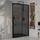 Душевая дверь Ambassador Intense 120 см 110022201IBB (стекло 8 мм) чёрный/тонированное - фото, картинка Душевая дверь Ambassador Intense 120 см 110022201IBB (стекло 8 мм) чёрный/тонированное - фото