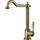 Смеситель для кухни Omoikiri Toshima AB 4994324, античная латунь - фото, картинка  Смеситель для кухни Omoikiri Toshima AB 4994324, античная латунь - фото