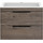 Тумба подвесная с раковиной Vincea Chiara 2D 60 см VMC-2C2600RO (раковина VCB-13600W), тёмный дуб - фото, картинка Тумба подвесная с раковиной Vincea Chiara 2D 60 см VMC-2C2600RO (раковина VCB-13600W), тёмный дуб - фото