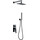 Душевая система для душа Boheme Venturo 374-SGM, shine gun metal, Цвет производителя: shine gun metal - фото 