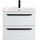 Тумба подвесная с раковиной Cezares ECO-CER-600-2C-SO-BO 60 см, Bianco Opaco - фото 
