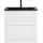 Тумба напольная с раковиной BelBagno ALBANO-1000-2C-PIA-BL 100 см, Bianco Lucido (раковина BB1000/455-LV-ART-ALR-NERO), Цвет фасада: Bianco Lucido Nero - фото, картинка Тумба напольная с раковиной BelBagno ALBANO-1000-2C-PIA-BL 100 см, Bianco Lucido (раковина BB1000/455-LV-ART-ALR-NERO), Цвет фасада: Bianco Lucido Nero - фото