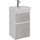 Тумба подвесная с раковиной Lemark Combi 45 см LM03C45T-Beton, белый глянец/бетон - фото, картинка Тумба подвесная с раковиной Lemark Combi 45 см LM03C45T-Beton, белый глянец/бетон - фото