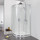 Душевое ограждение Sole Omega 100х100 см, хром/прозрачное - фото 