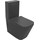 Унитаз-компакт безободковый Azario Black King AZ-8303D с тонкой крышкой микролифт, чёрный матовый, Цвет производителя: чёрный матовый - фото, картинка Унитаз-компакт безободковый Azario Black King AZ-8303D с тонкой крышкой микролифт, чёрный матовый, Цвет производителя: чёрный матовый - фото