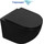 Унитаз подвесной безободковый Azario Grado AZ-0046-UQ1-MB с тонкой крышкой микролифт, чёрный матовый (Система смыва торнадо), Цвет производителя: чёрный матовый - фото, картинка Унитаз подвесной безободковый Azario Grado AZ-0046-UQ1-MB с тонкой крышкой микролифт, чёрный матовый (Система смыва торнадо), Цвет производителя: чёрный матовый - фото