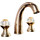 Смеситель для раковины Boheme Flora 297-FL, бронза - фото 