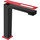 Смеситель для раковины высокий Boheme Q 142-BR, black-red, Цвет производителя: black-red - фото 