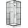 Душевая кабина Niagara Standart 90x90 см R ST90/15QR/KL/BKT, чёрный/прозрачное - фото, картинка Душевая кабина Niagara Standart 90x90 см R ST90/15QR/KL/BKT, чёрный/прозрачное - фото