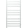 Полотенцесушитель электрический Point П10 500x1000 мм PN17850W (скрытое подключение) белый - фото, картинка Полотенцесушитель электрический Point П10 500x1000 мм PN17850W (скрытое подключение) белый - фото