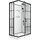Душевая кабина Niagara Standart 100x80 см R ST100/80/15QR/KL/BKT, чёрный/прозрачное - фото, картинка Душевая кабина Niagara Standart 100x80 см R ST100/80/15QR/KL/BKT, чёрный/прозрачное - фото