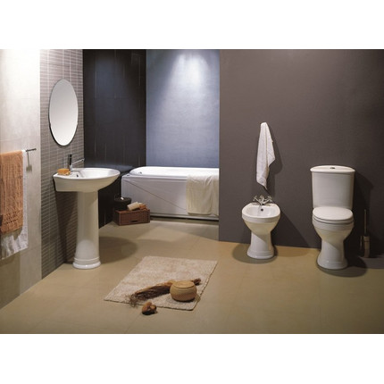 Раковина с пьедесталом Creo Ceramique Marseille 63 см - фото, картинка 2 Раковина с пьедесталом Creo Ceramique Marseille 63 см - фото 2