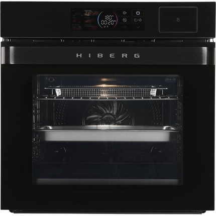 Электрический духовой шкаф Hiberg S-VM 6415 B SMART - фото 