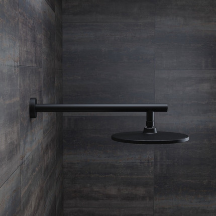 Кронштейн стеновой для верхнего душа Iddis Optima Home OPH40BRi61, чёрный матовый - фото 4