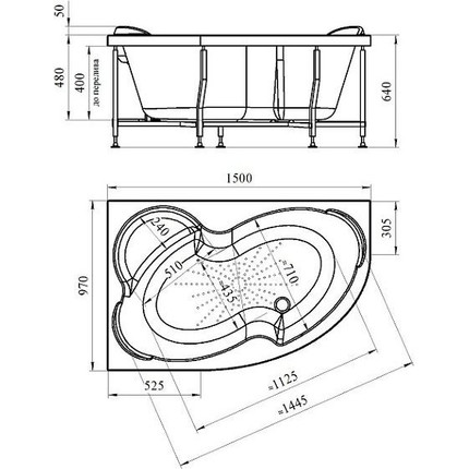 Панель фронтальная Радомир Ирма 2 150 L - фото 4