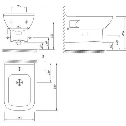 Биде подвесное Kale BABEL - фото 2