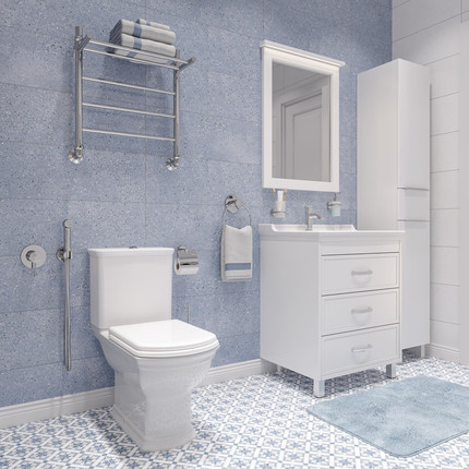 Пенал напольный Stworki Копенгаген С08509, белый - фото 5