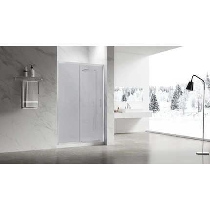 Душевая дверь Veconi 150 см VN55-150-02-C8, хром/матовое - фото 2