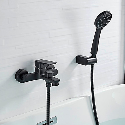 Смеситель для ванны Ledeme L3280B, чёрный - фото 12