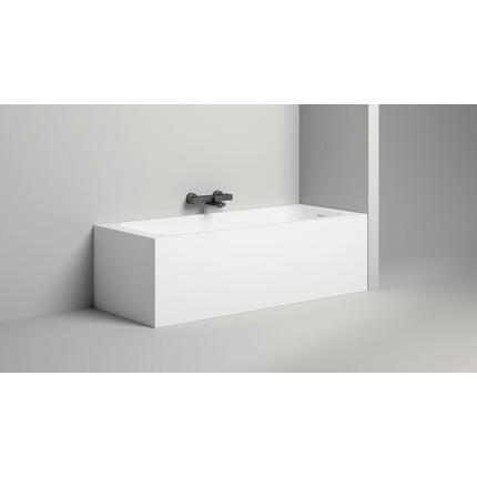 Ванна каменная Salini Orlanda Kit 180х80 см 102112G (S-Sense) покрытие ванны глянцевое (с монолитным экраном) - фото 3