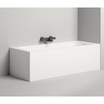 Ванна каменная Salini Orlanda Kit 180х80 см 102112G (S-Sense) покрытие ванны глянцевое (с монолитным экраном) - фото 2