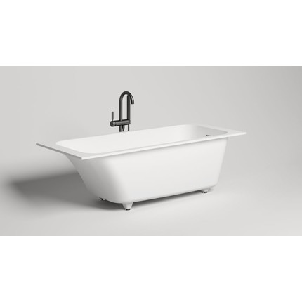 Ванна каменная Salini Orlanda Kit 180х80 см 102112G (S-Sense) покрытие ванны глянцевое (с монолитным экраном) - фото 15