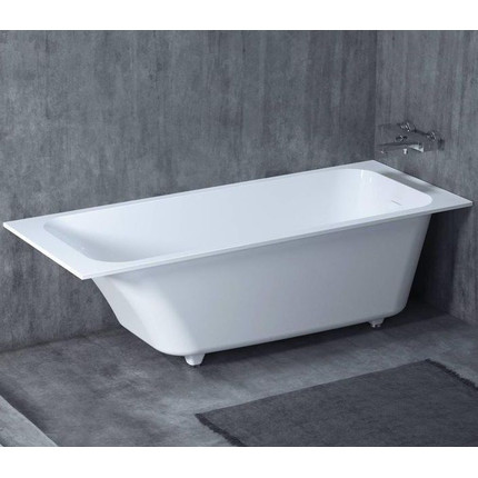 Ванна каменная Salini Orlanda Kit 180х80 см 102112G (S-Sense) покрытие ванны глянцевое (с монолитным экраном) - фото 4