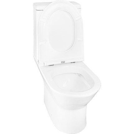 Унитаз-компакт безободковый Azario Dante AZ-93589 с крышкой микролифт - фото 5