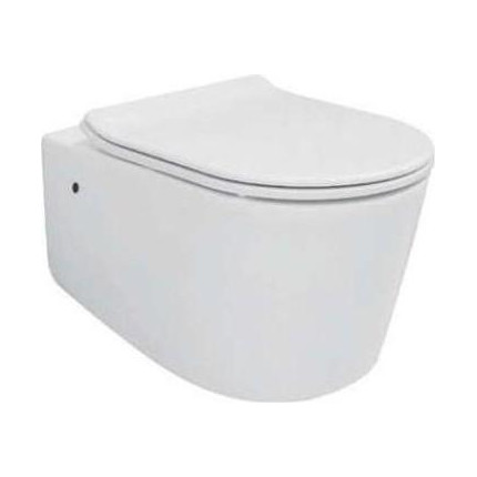 Унитаз подвесной Creo Ceramique RENNES с крышкой - фото 