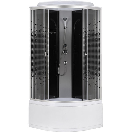 Душевая кабина Loranto 90х90 см CS-986ТМ/G, хром/мозаика - фото 