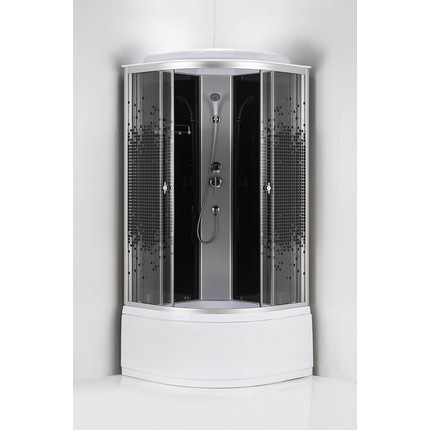 Душевая кабина Loranto 90х90 см CS-986ТМ/G, хром/мозаика - фото 3