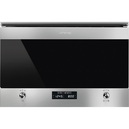 Встраиваемая микроволновая печь Smeg Classica MP322X1 - фото 