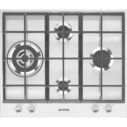 Газовая варочная поверхность Smeg Linea PX164L - фото 