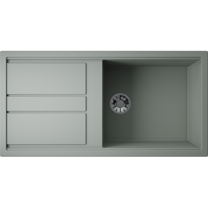 Кухонная мойка Omoikiri Kitagawa 100-WG 4993251, wind green, Цвет производителя: wind green - фото 2