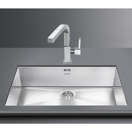 Кухонная мойка Smeg VSTQ40-2 42, 1 мм нержавеющая сталь - фото 2