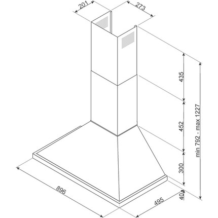 Вытяжка Smeg Portofino KPF9OG - фото 2