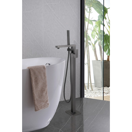 Смеситель для ванны Abber Daheim AF8215NG, никель, Цвет производителя: никель - фото 3