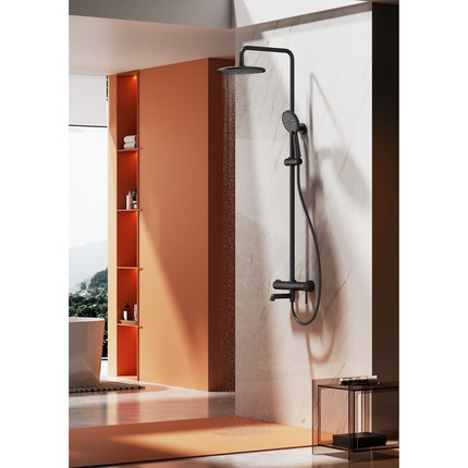 Душевая система Raglo R20.24.06, чёрный - фото 3