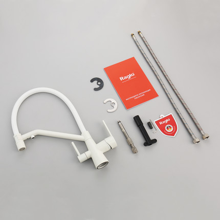 Смеситель для кухни Raglo R80.62.08, белый - фото 10