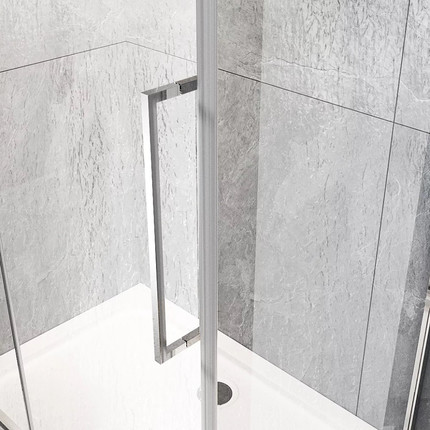 Душевая дверь Veconi Vianno 90 см VN33R-90-06-C7, хром/матовое - фото 3