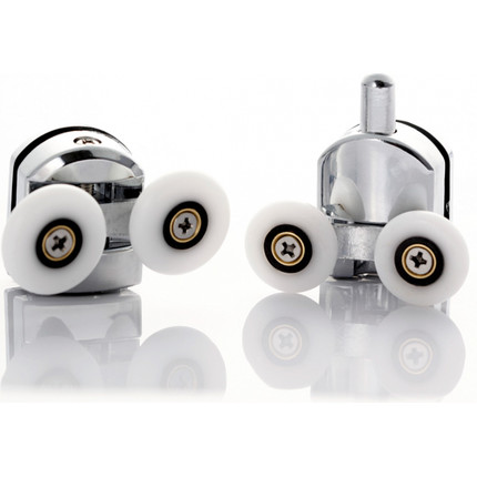 Душевое ограждение Abber Schwarzer Diamant 100x85 см AG30100MH-S85M-S85M, хром/матовое - фото 3