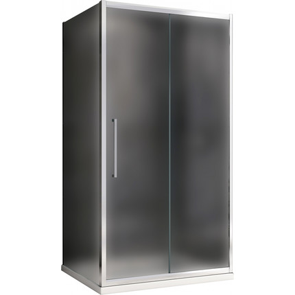 Душевое ограждение Abber Schwarzer Diamant 130x60 см AG30130MH-S60M, хром/матовое - фото 