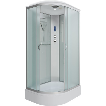 Душевая кабина Niagara Classic 90x80 см NG-33984-14RP, серебро/матовое (безсиликоновая сборка) - фото 